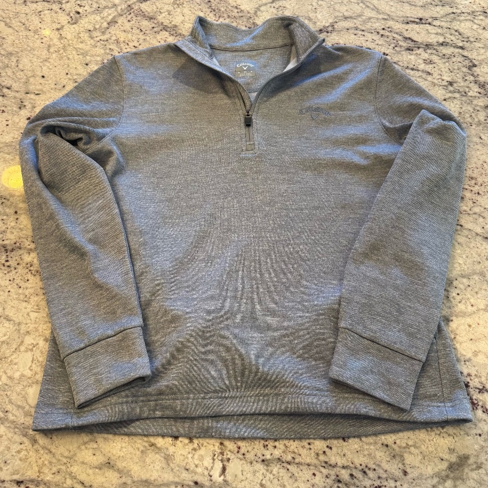 Mens Callaway Lightweight 1/4 Zip Golf Pullover - Size Small